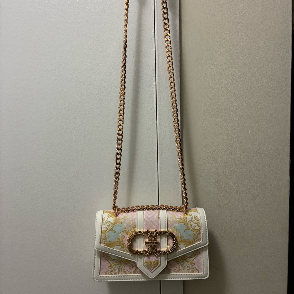 Aldo Pink and Gold Crossbody Bag